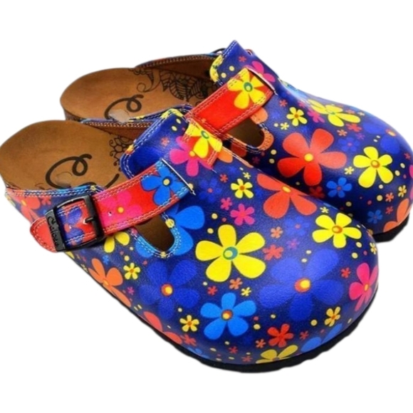 CALCEO Flower Garden Clogs EUR 35/ US 5 - Picture 2 of 5